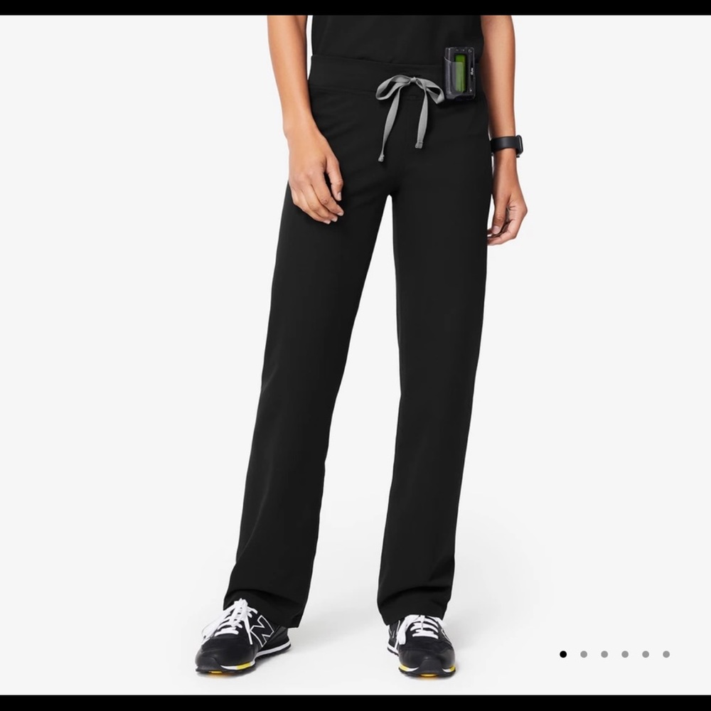 Black scrub pants